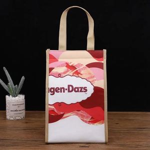 Bolsa Térmica Aislante de Tela No Tejida con Lámina de Aluminio, Bolsa para Lonchera Gruesa, Bolsa para Lonchera de Estudiante - Product Image 4