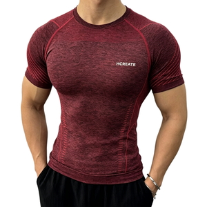 8036 Custom High Elastic <b>Men</b> Gym <b>Compression</b> <b>Shirt</b> Quick Dry Sublimation Print Workout Athletic Fitness Short Sleeve T <b>Shirt</b> - Product Image 2