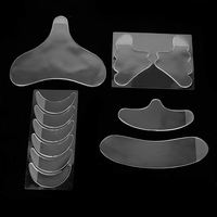 Coussinets de poitrine anti-rides en silicone vente en gros soins de la peau naturels anti-rides patchs en silicone réutilisables anti-âge