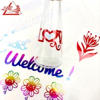 L & B vinilo multicolor autoadhesivo vinilo pegatina letras película plástica Interior Exterior señal materiales para plotter de corte