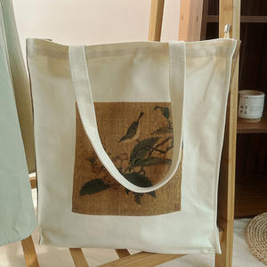 Poetry Lifest <span class=keywords><strong>Van</strong></span> <span class=keywords><strong>Gogh</strong></span> Clouds Classic Bolso de lona de algodón grueso Estilo popular Cremallera Bolso de compras de un solo hombro - Product Image 6