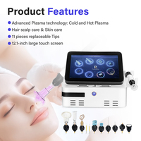 Nouvelle machine de beauté portable 11-en-1 pour le traitement de l'acné et le lifting cutané par plasma froid