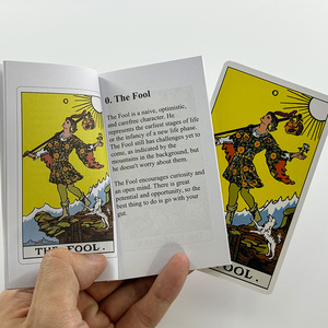 Individueller Logodruck CMYK <span class=keywords><strong>4</strong></span>-Farben-Offsetdruck Affirmations- Orakel- Tarotkartendeck mit 78 Karten in Sondergröße Großhandel - Product Image 5