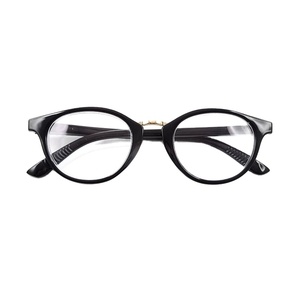 Montature per Occhiali Vintage Rotonde in Acetato Nero, Produzione Professionale, Occhiali da Lettura Eleganti per Donna con Logo Personalizzato - Product Image 6