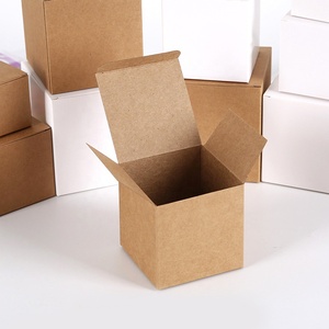Scatole Quadrate in Carta Kraft Bianca da <span class=keywords><strong>5</strong></span> 6 7 <span class=keywords><strong>8</strong></span> 9 10 <span class=keywords><strong>cm</strong></span>, Confezioni Vuote per Caramelle e Regali, per Eventi Aziendali e Feste - Product Image 4