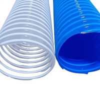 Tuyau d'air en polyuréthane PU avec fil d'acier plaqué cuivre, transparent, résistant aux hautes températures, service de découpe
