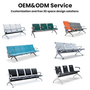 Büromöbel: Moderner Bürotisch, Wartebereichsstuhl für Krankenhaus und Friseursalon - Product Image 2