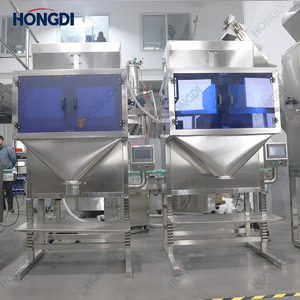 เครื่องชั่งแบบกึ่งอัตโนมัติ 4 หัวชั่งแบบเส้นตรง, เครื่องบรรจุเม็ดละเอียดความแม่นยำสูงสำหรับบรรจุอาหาร ขนมขบเคี้ยว ถั่ว บรรจุในขวดหรือถุง - Product Image 6