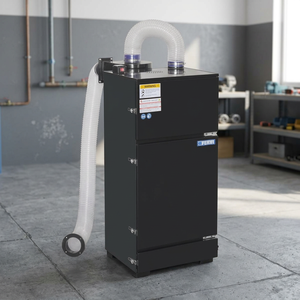 Machine de sablage cyclonique FERVI, nettoyage manuel avec billes de verre, filtre 8 microns, 230V 50Hz 0.55kW 13500L/Min, occasion - Product Image 2