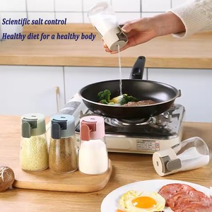 ขวดเครื่องปรุงแก้วแบบกดอัดอากาศได้อย่างแม่นยำ0.5ก. เกลือบริโภคสำหรับปรุงอาหารสมุนไพรและเครื่องเทศอัพเกรดใหม่ - Product Image 5