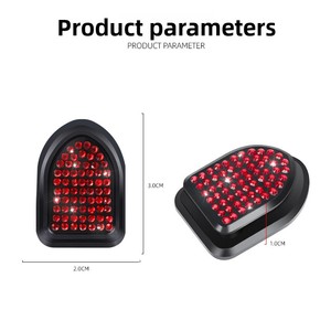 Crochet de ventilation de voiture en strass, support de fixation pour grille d'aération de voiture en cristal scintillant, organisateur multicolore pour clés et sacs - Product Image 3