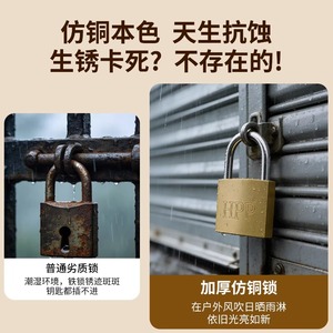 Candado de imitación de cobre Leves, tipo HP, con resorte, para uso doméstico, núcleo de alta precisión - Product Image 5