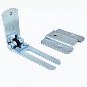 Self-Closing Carbon Steel Push <b>Spring</b> Hinge Rebound Hinge for Invisible <b>Door</b> Aisle <b>Door</b> Fire <b>Door</b> Kitchen Living Room Fence - Product Image 2