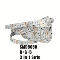 Guirnaldas de Luces LED SMD Flexibles para Exteriores, 5630/2835/5050/3528 RGB+CCT IP68, Conectividad por Voz USB/NFC, Control Remoto, 12V/24V, 80 CRI