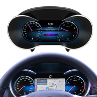 Para C GLC W205 W253 2015-2020 Velocímetro Digital LCD de 12.3 Pulgadas NTG5 Plug & Play Sin Codificación 1920x720 Nuevo Soporte CARPLAY