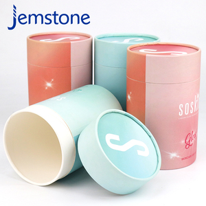 Boîte cylindrique en carton écologique pour cosmétiques, design personnalisé, tube en papier pour flacon d'huile - Product Image 5