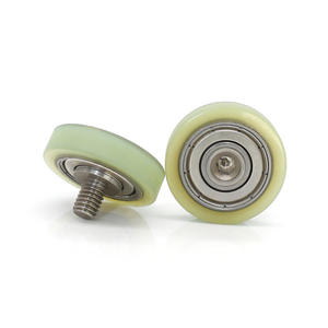 Manufacturer Supplies 608ZZ <b>Bearing</b>-Coated TPU <b>Rollers</b> M6*28*7/C1L8 Anti-Static Wheels - Product Image 2