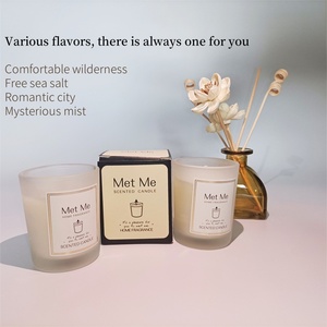 Bougie aromathérapeutique à la cire de soja tendance et très vendue, écologique, longue durée, multicolores, pour la maison, le bureau, la salle de mariage, désodorisant - Product Image 4