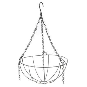 Wholesale Garden Decoration Black Powder Coated Wall Mount <strong>Indoor</strong> Iron Flower Pot Stand Rack <strong>Hanging</strong> Flower <strong>Baskets</strong> - Product Image 3