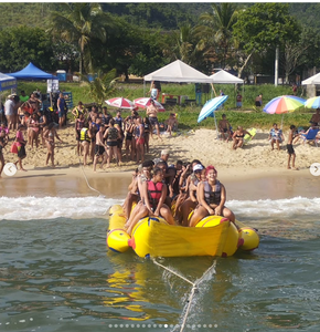 Tùy chỉnh kích thước nước biển thể thao lớn flyfish thuyền chuối Inflatable cho 20-30 người - Product Image 5