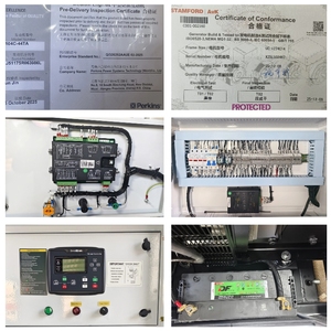 Fournisseur OEM, Panneau ATS électrique triphasé 110 kVA, norme EPA Tier <span class=keywords><strong>4</strong></span> Final, moteur diesel Perkins 1104C-44TAG2, générateur 88 kW, liste de prix - Product Image 6