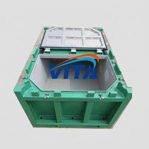 Contenedor Aislado para Lodos de Perforación, Certificado VITA DNV 2.7-1, para Almacenamiento y Transporte de Residuos de Perforación, Capacidad de 6 Toneladas, 7.9 pies x - Product Image 1
