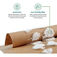 Enveloppes à bulles en papier kraft rembourrées neuves, auto-adhésives, pour petits articles