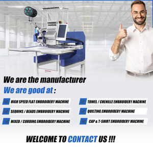 Machine à broder informatisée à tête unique, 12 aiguilles, dispositif de paillettes doubles en option, grande zone de travail, haute vitesse, <span class=keywords><strong>Algérie</strong></span> - Product Image 6