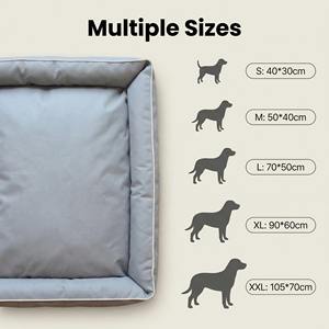 <span class=keywords><strong>Cama</strong></span> para Perro Plegable de Tela Oxford Transpirable, Cómoda, Portátil, Resistente a Desgarros, Relleno de Poliéster, No Desmontable, Fácil de Limpiar - Product Image 4