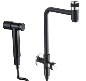 Grifo de Cocina Moderno de Acero Inoxidable 304, Montado en la Pared, con Válvula de Cerámica, para Cafetería, Cocina y Área de Servicio - Product Image 2