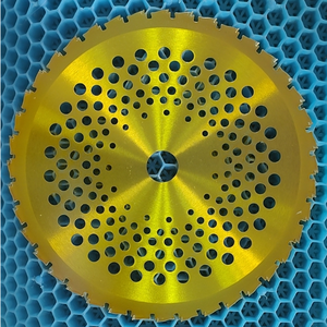 شفرات منشار رأس كربيد 10 بوصة 36 طن/40 طن/48 طن لقطع شجيرات الخشب والشجيرات معظم قواطع فرش البنزين العشب - Product Image 2