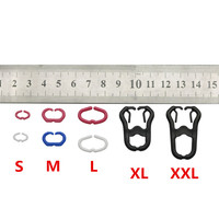 Boucles anti-picage sans boulons pour poulets, anneaux de nez pour volailles, lunettes de protection, 5 tailles, outils anti-violences pour fermes avicoles