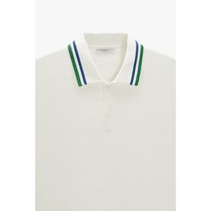 Polos Homme 100 % Coton. Polos en tricot blanc - Product Image 6