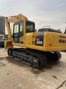 รถขุดไฮดรอลิก Komatsu PC200 มือสองจากญี่ปุ่น รถขุดสำหรับงานหนัก อุปกรณ์ก่อสร้างเคลื่อนย้ายดิน พร้อมจัดส่ง - Product Image 1