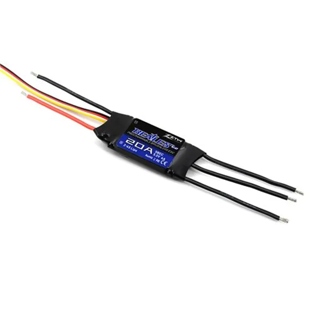 Nieuwe Ztw G2 Serie 32-Bit Esc 20a 30a 40a 60a 80a 100a 2-4S Sbec 5.5V 4a Borstelloze Snelheidsregelaar Voor Rc Vliegtuig Diy