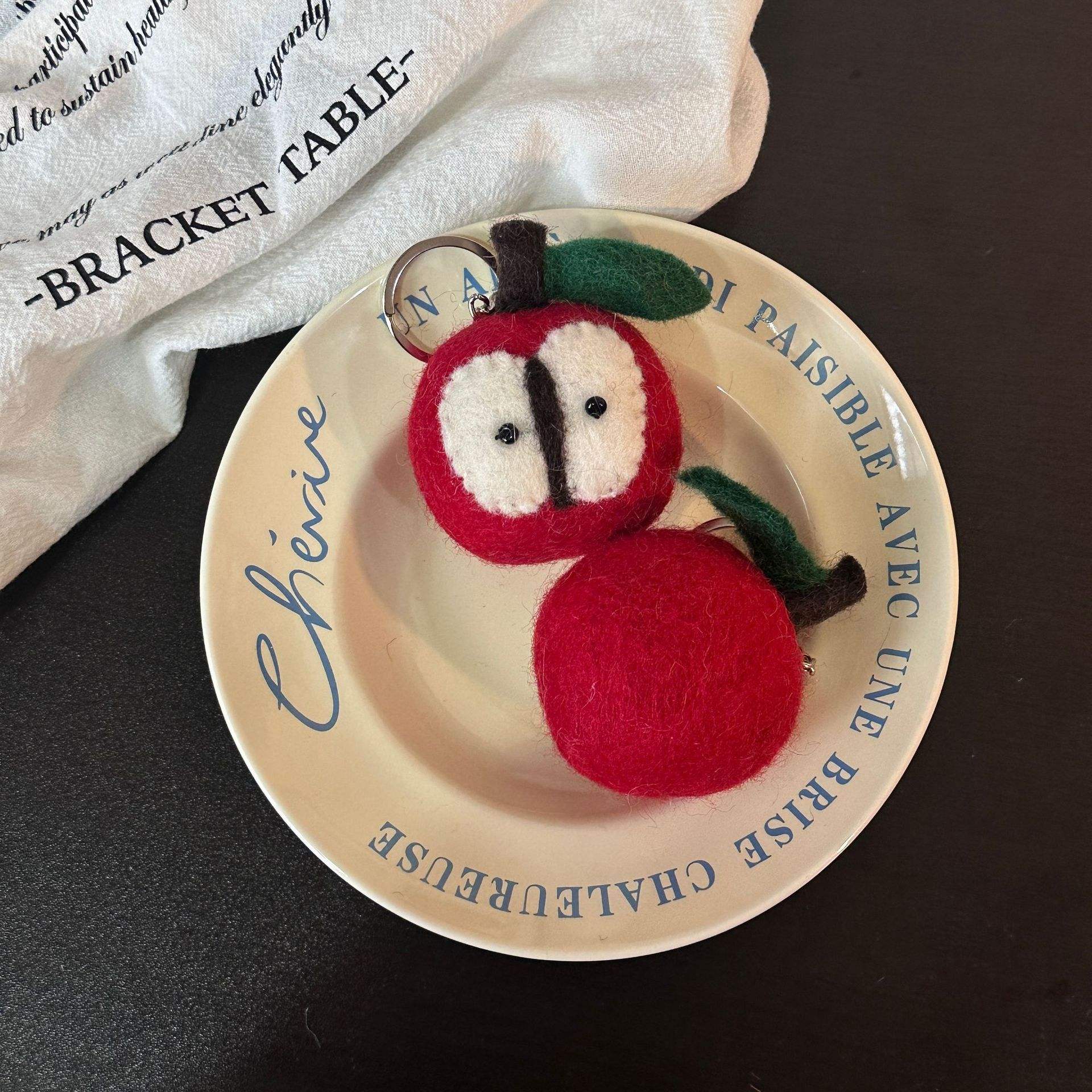 Fruits Wool Felt Keychain *4