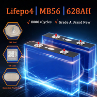 Batterie lithium-ion YIXIANG EU US Stock 32 kWh 3,2 V 16S 628 Ah avec BMS JK 300A V19 entièrement assemblée, pack de batteries Lifepo4