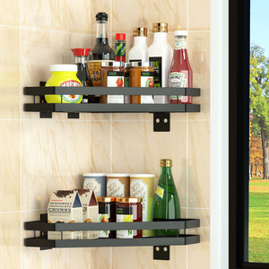 Giá lưu trữ góc Kim Loại treo tường với thiết kế hình tam giác không đục lỗ cho đồ gia dụng cho phòng khách - Product Image 3