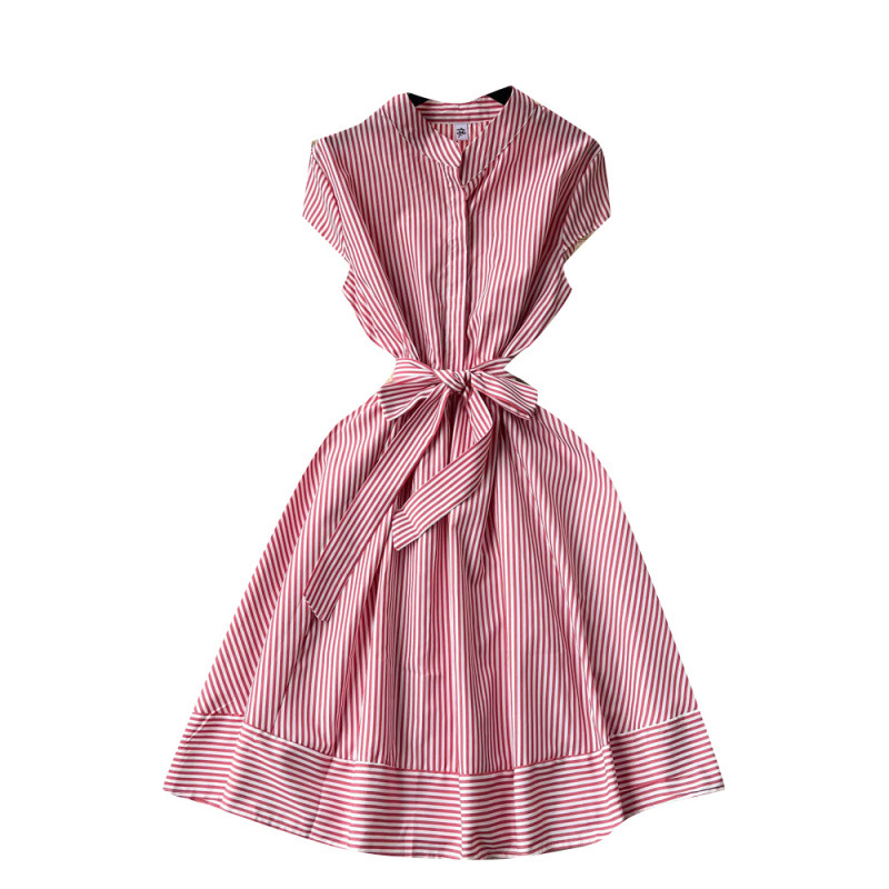 chinese dress ladies Classic Striped Lace-up Shirt Dress,Button Down Lapel Slit Shirt Long Striped  Dress,Casual Long Sleeve Maxi Sundress(Blue,X-Small) at Amazon Women's  Clothing store