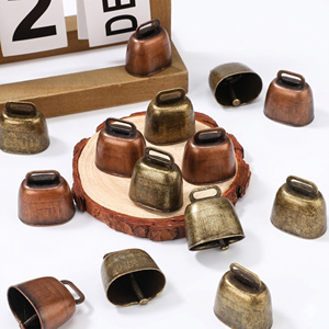 Campanacci in Metallo Retrò all'Ingrosso con Suono Nitido, Logo Personalizzabile, Campane in Bronzo per Decorazioni Natalizie e Accessori per Animali Domestici - Product Image 1