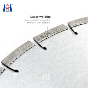 Hoja de sierra circular de diamante de grado industrial Huazuan D350mm, segmentos soldados con láser, corte de piedra, hormigón, ladrillo, azulejo OEM - Product Image 5