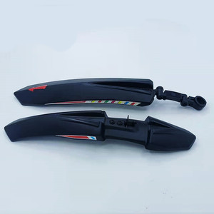 บังโคลนจักรยานแบบขยายได้ ปลดเร็ว ใช้ได้กับจักรยานเสือภูเขา สีดำ พลาสติก - Product Image 3