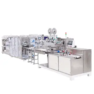Fully Automatic Production Line Made Wet Wipe Machine Baby Wet Wipes Making Machine Full auto Wet Tissue Folding 180 220mm 1year