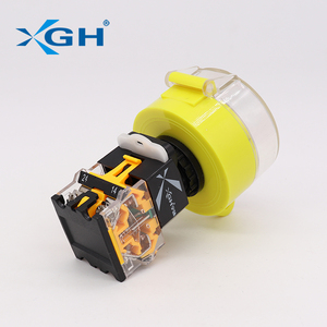 22MM Đáy Vàng Trong Suốt Nút Bảo Vệ Hộp Dừng Khẩn Cấp Nút Bảo Vệ - Product Image 2