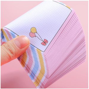 Bloc de notas divertido lindo para hacer la lista de trabajo Oficina Regalo Bloc de notas Logotipo personalizado Impreso Nota adhesiva - Product Image 3