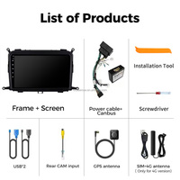 Autoradio Android 13 pour voiture, écran IPS 1280*720, Car-play, 8 cœurs, 4G LTE, compatible avec les modèles KIA CARENS 2014-2017