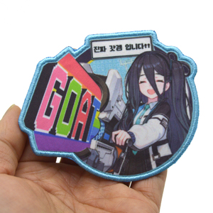 Hot bán in ấn kỹ thuật số các bản vá lỗi thiết kế thời trang tùy chỉnh thương hiệu Logo thêu các bản vá lỗi với móc và vòng lặp - Product Image 5