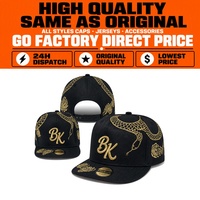 Gorra de Béisbol Original Nueva al por Mayor de 6 Paneles, Transpirable, Estilo Snapback, Diseño Vintage, Gorras Cerradas de Béisbol
