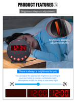 Hot Selling Krachtige Trilling Wekker Telefoon Oplader Grappige Luid Volume Klok Waarschuwing Voor Slechthorende Mensen