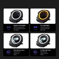 Feux avant HETOP Mini R56 2007-2013 R57 R58 R59, feux LED de mise à niveau, phare, feux de jour, accessoires automobiles pour BMW